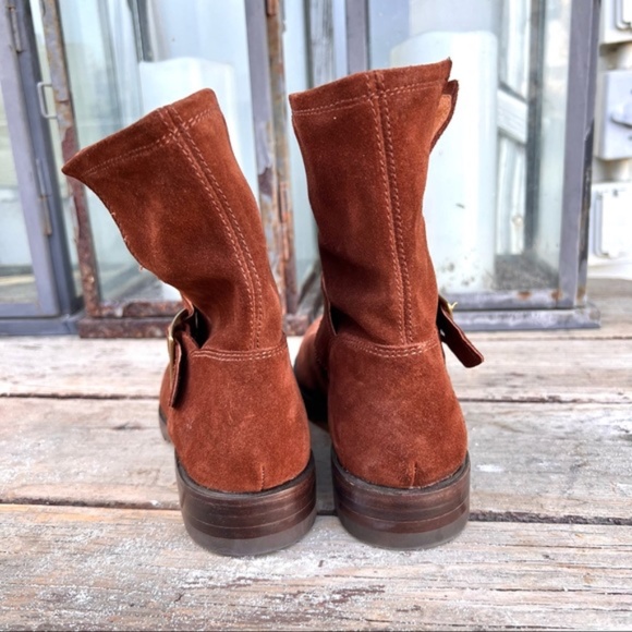 Frye Natalie Engineer Short Boots 6 - Picture 10 of 11